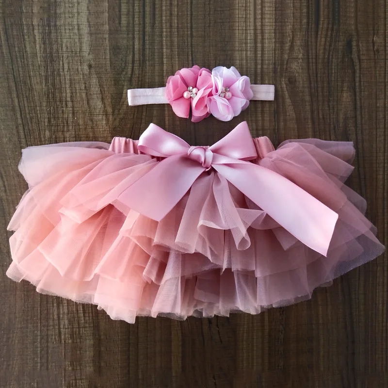 
Baby Girls Beautiful Chiffon Fluffy Pettiskirts Tutu Princess Party Skirts Ballet Dance Wear Pettiskirt 