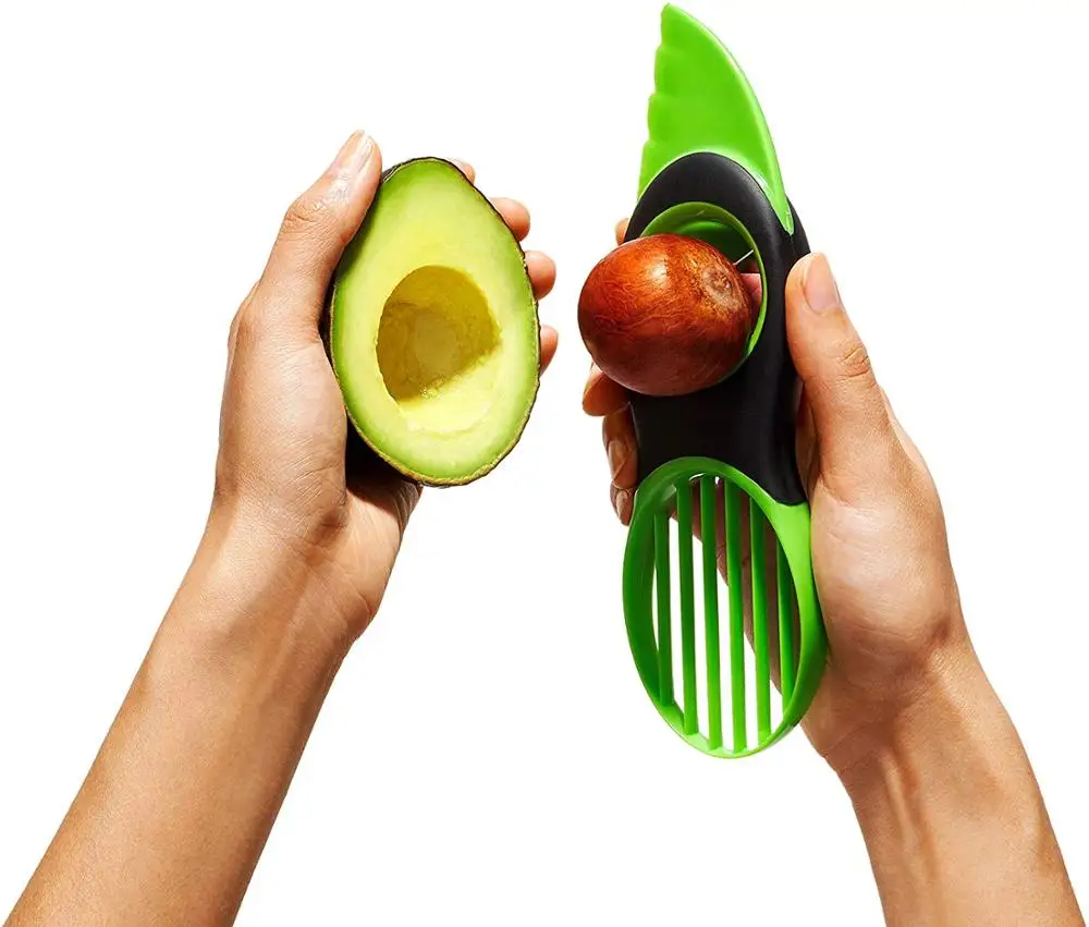 2020 New Arrivals Avocado Slicer 3 in 1 Grips 3-in-1 Avocado Slicer Suppliers