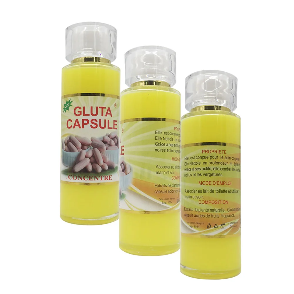 

Gluta Capsule Concentrated Whitening Serum Cleanser Dark Spot Remover Original For Face And Body