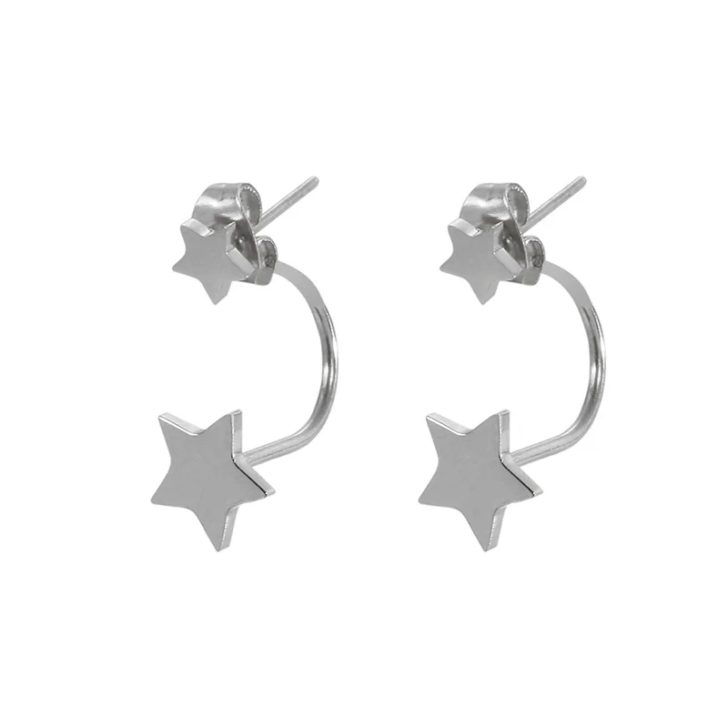 

Hot Selling Elegant Exquisite Jewelry Accessories Fancy Large Star Charm Earrings For Party, Silver/gold/rose gold