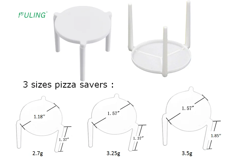 Pizza Box Stack CHOOSE YOUR STYLE Pizza Saver White Plastic Stand 2000 CASE 