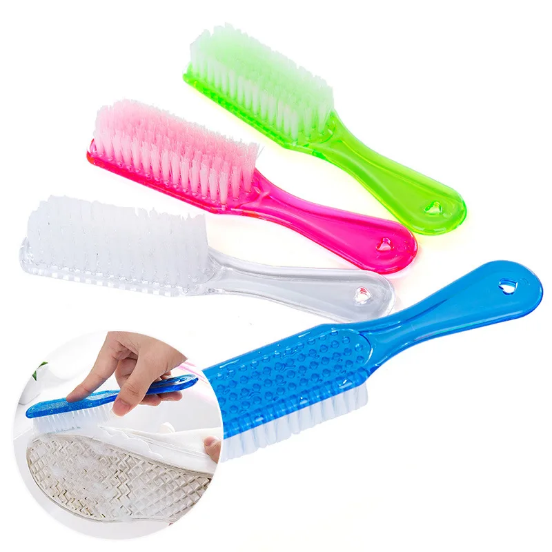 

Plastic Crystal Brush Cleaning Washing Brush Cleaning Shoe Brush Easy To Clean Small Items, As show