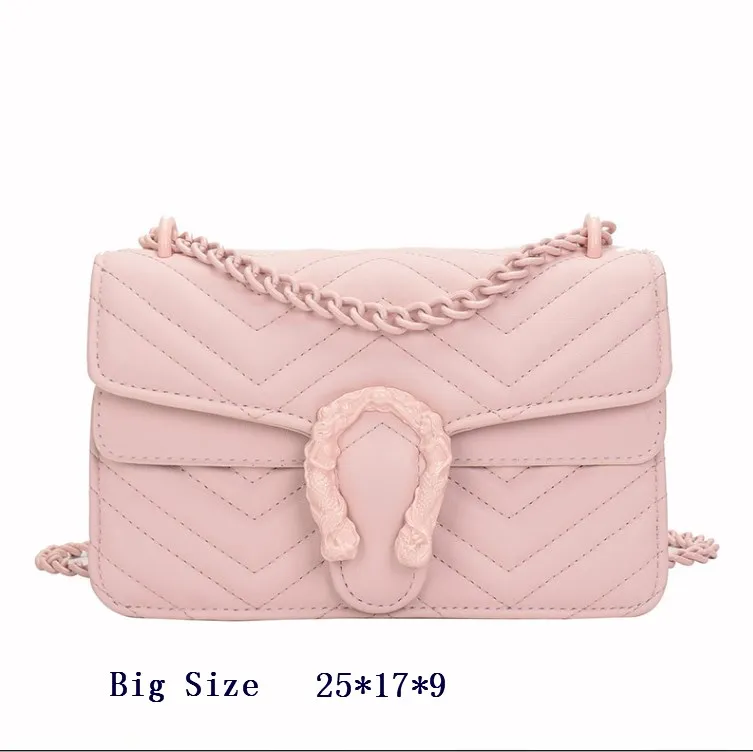 

2020 new women's chain bag designer fashion geometric pattern shoulder bags girls luxury square handbag candy color clutch, Custom