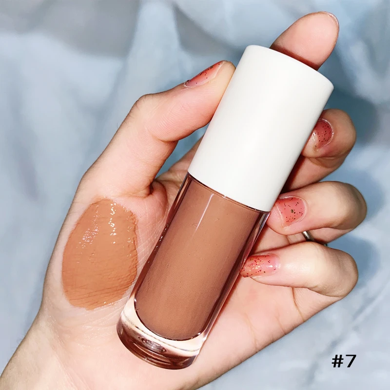 

Bulk white top tube women cosmetics no logo oem lip gloss