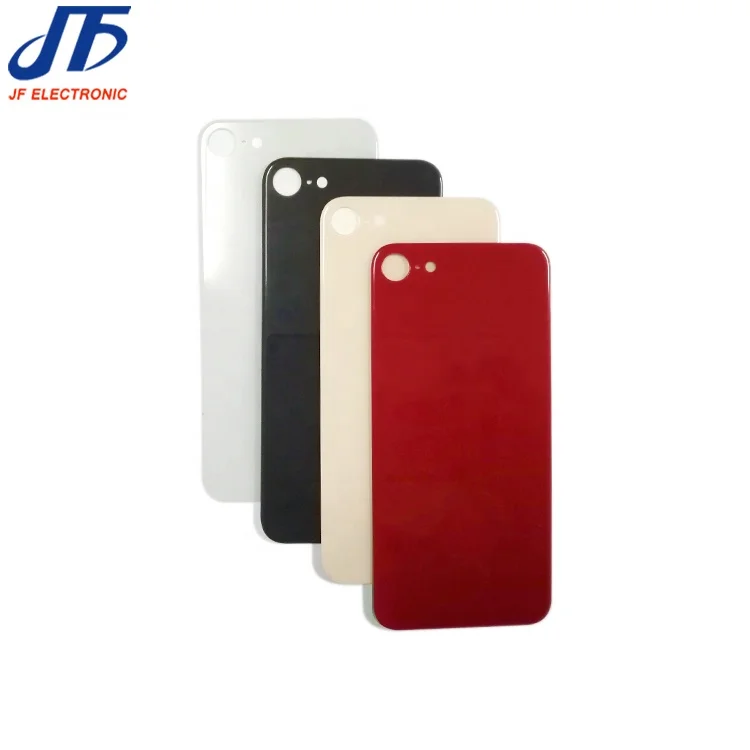 

Mobile phone Housings Big hole battery back cover housing rear door For iphone 8 back glass, Black white gold red