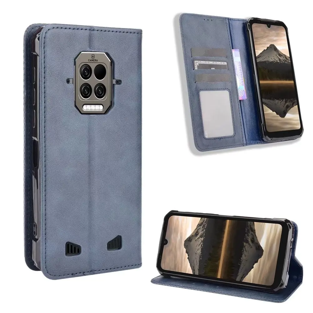 

Retro Flip Wallet Leather Case Cover For Doogee S86/ S86 Pro, As pictures