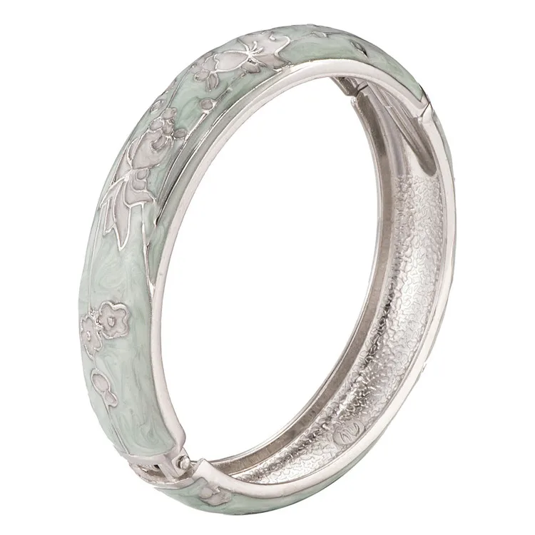 

WIIPU Goldfish Shaped Bracelet Cloisonne Chinese Wind Open Bangle Christmas New Year Gifts
