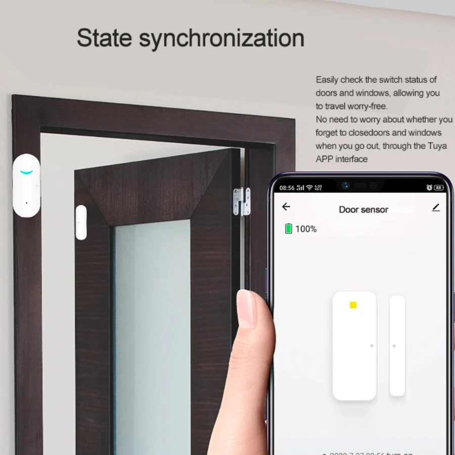 HiYi China manufacture hot sale zigbee 433 Hz remote check Window and Door Alarm - ANKUX.COM