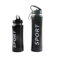 

cheaper price 350ml/500ml double wall stainless steel water bottle with straw BPA free