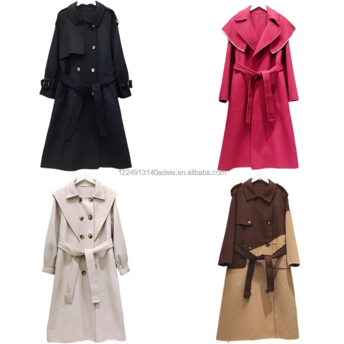 

2021 autumn winter new style Women's cashmere coat Ladies Fleece Jacket woolen coat for womens