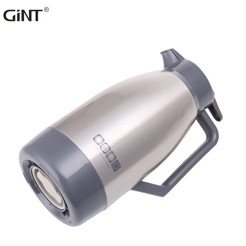 

GiNT 1.6L Hot Selling Stainless Steel Insulated Hot Water Vacuum Flask Coffee Pots for Teahouse Cafe Restaurant Use, Customized colors acceptable