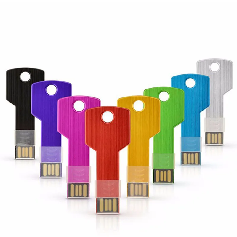 

Key Shape Usb Memory Stick 8gb 16gb 32gb 64gb 128gb Pen Drive Usb 2.0 Flash Drive mini Pendrive Thumb Disk
