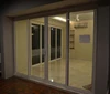 PVC/plastic/vinyl interior sliding door with keylock handle for kitchen