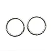 Yingsheng Stainless Steel Segment Hinged Ring Septum Clicker CZ Crystal Nose Rings