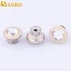 Rhinestone button covers custom made 18mm jeans rivet buttons crystal