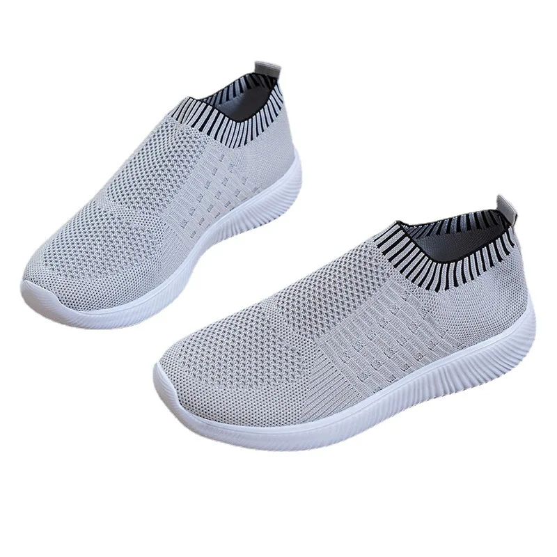 

2021 summer new foreign trade large loafer shoes women's fashion sneakers mesh casual shoes