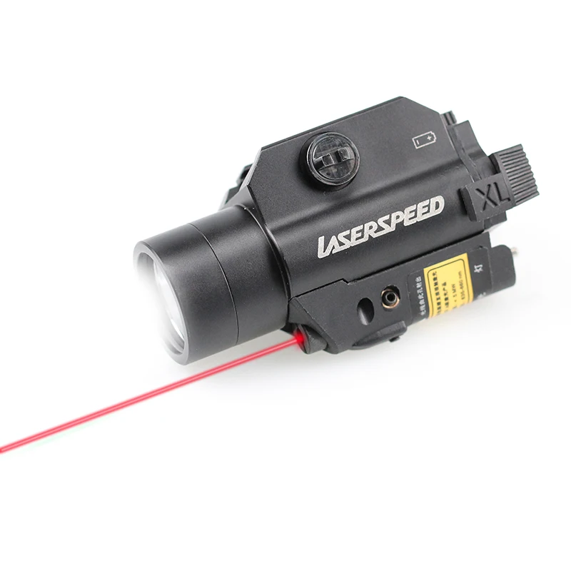 

Versatile Railed Mounted Handgun Laser Light Combo Red Laser Sight