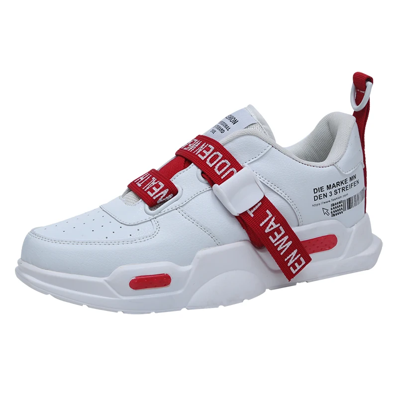 

Pu Upper Breathable Fashion Trend Sport White Casual Shoes Men