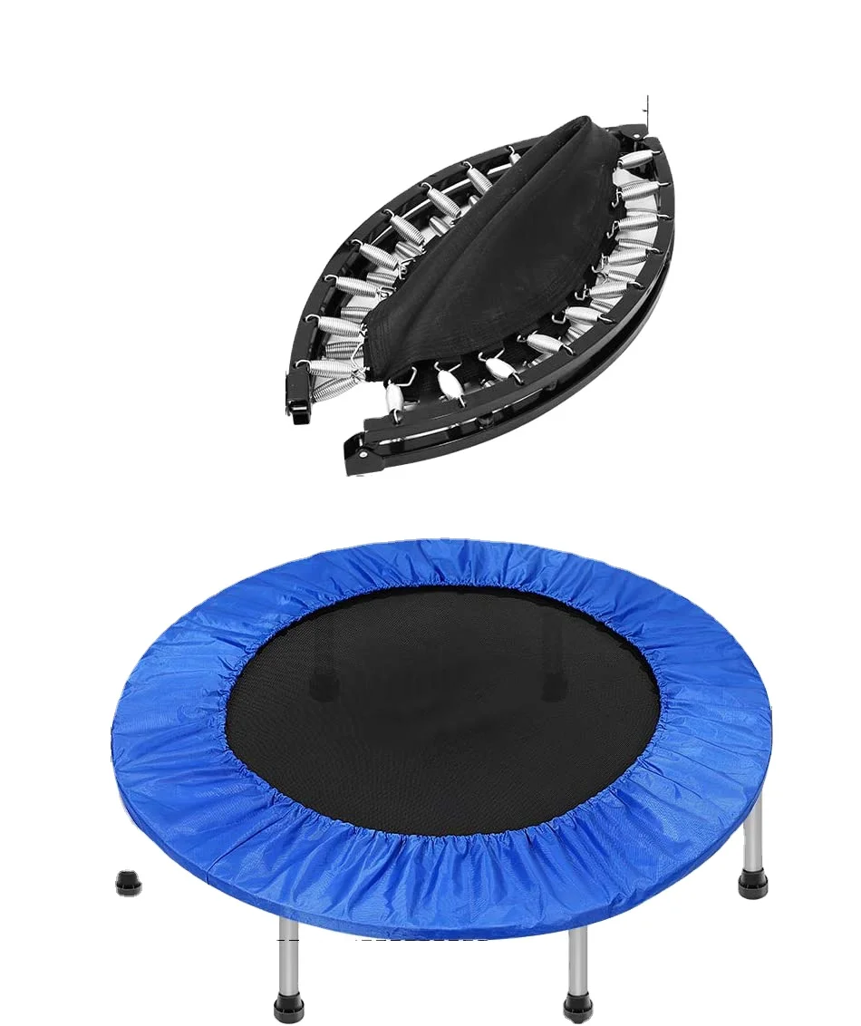 

Trampoline on sale Fitness Trampoline with Safety Pad Jumping bed 40 Inch Foldable Mini Trampoline