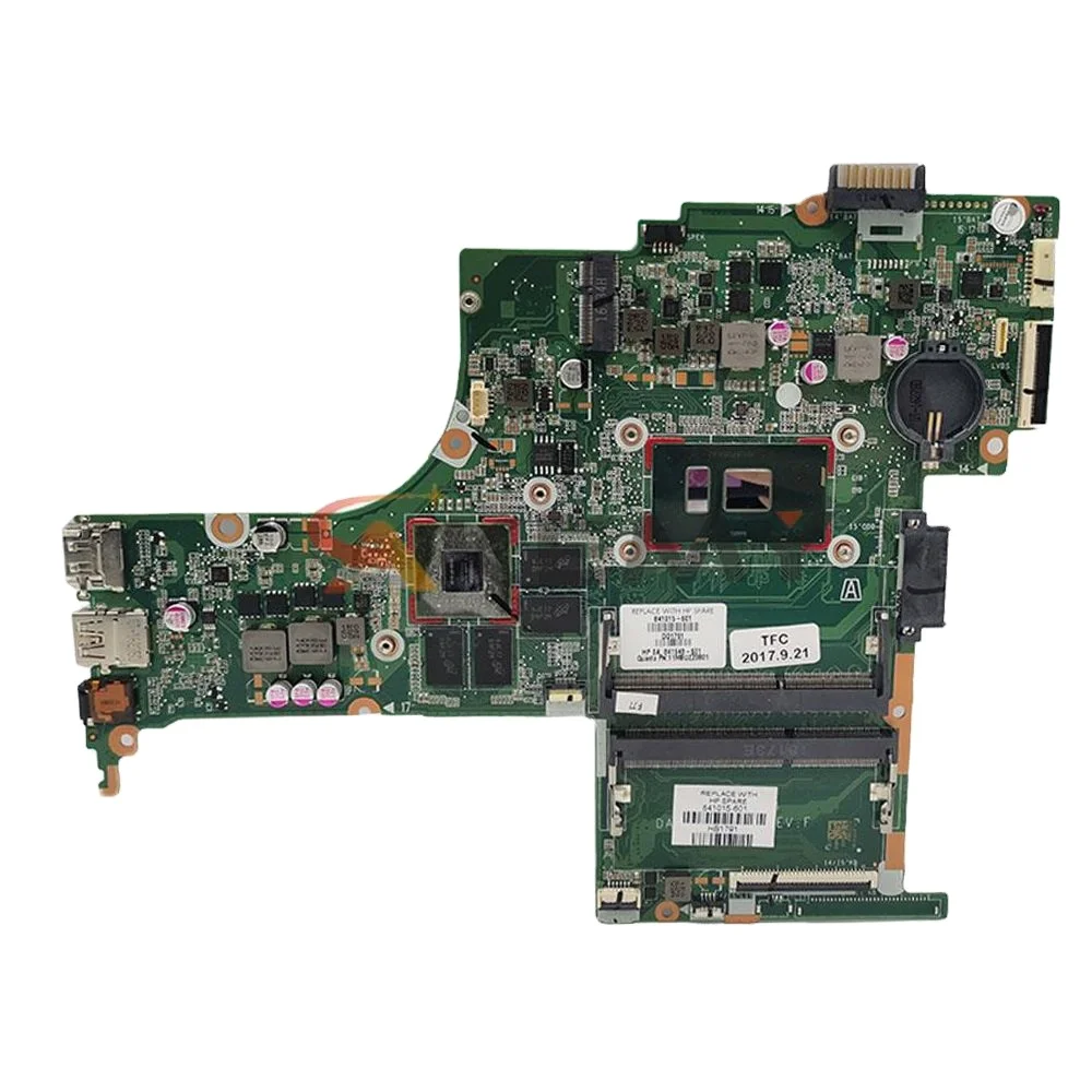 

DAX1BDMB6F0 For HP 14-AB Laptop motherboard With I3 I5 I7 CPU Notebook mainboard 810329-601 810329-001