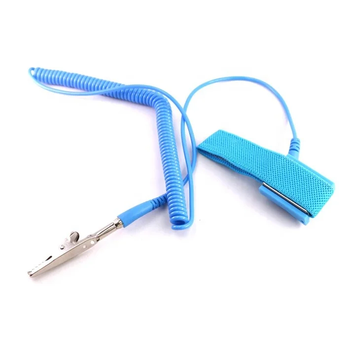 Cleanroom1.8m blue ESD Antistatic Bracelet Anti-allergic Wrist Strap