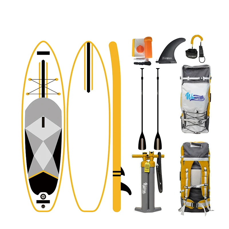 

WINNOVATE994 Latest design wood style sup boards Women inflatable paddle board adventure sup board for surfing