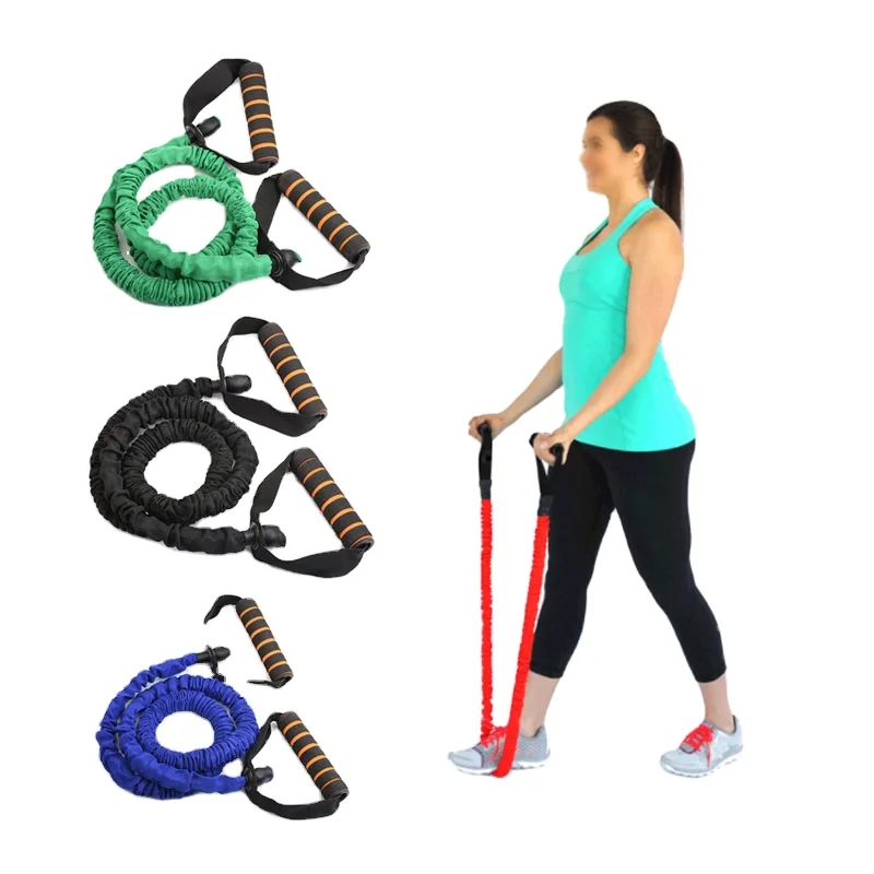 

Home Workouts Strength Training Resistance Bands with Handles Yoga Pull Rope Door Anchor Elastic Fitness Exercise Tube