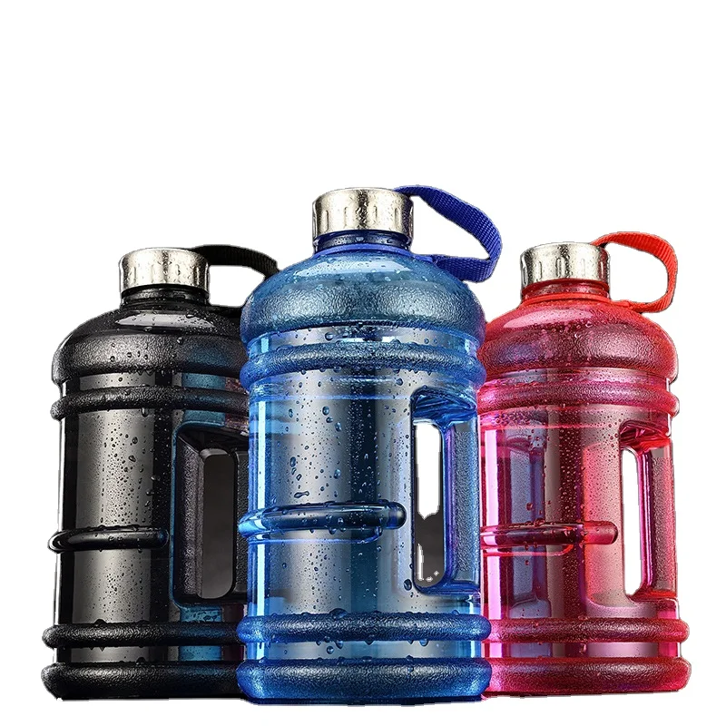 

2.2LSports Bottle Gym Large Capacity Water Cup Customized Plastic Portable Bucket Bottle Gallon kettle, Customized color