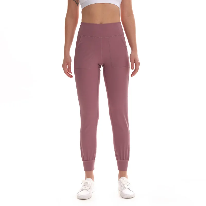 

High Quality Women Loose Fit Quick Dry Comfort Soft Jogging Training Jogger Pants With Pockets, Customized color