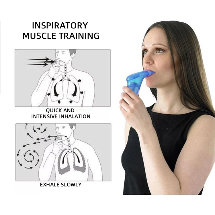 British Compact Breathing Fitness Respiratory Training Exerciser ...