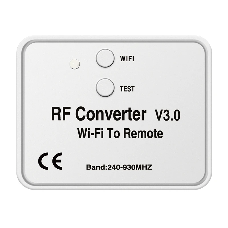 

YET6956-V3.0 Smart Home 240-930Mhz Replace Remote Control by Mobile App Universal Wireless WIFI to RF Converter