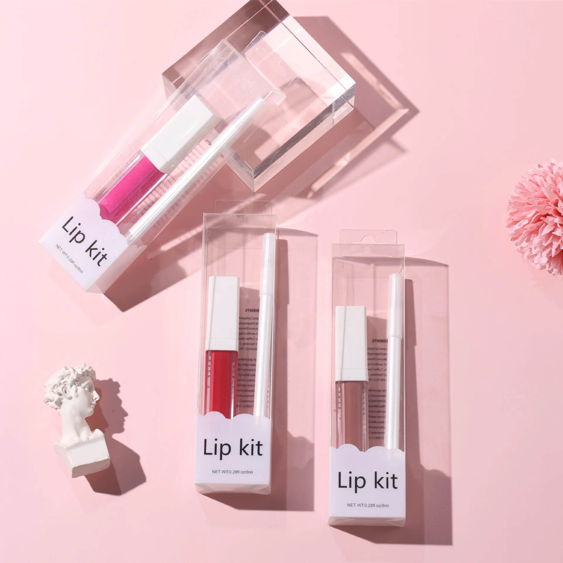 

Newest Lip Kit Cosmetic Makeup Matte Waterproof Private Label Lip Liner Pencil And Lipstick Set