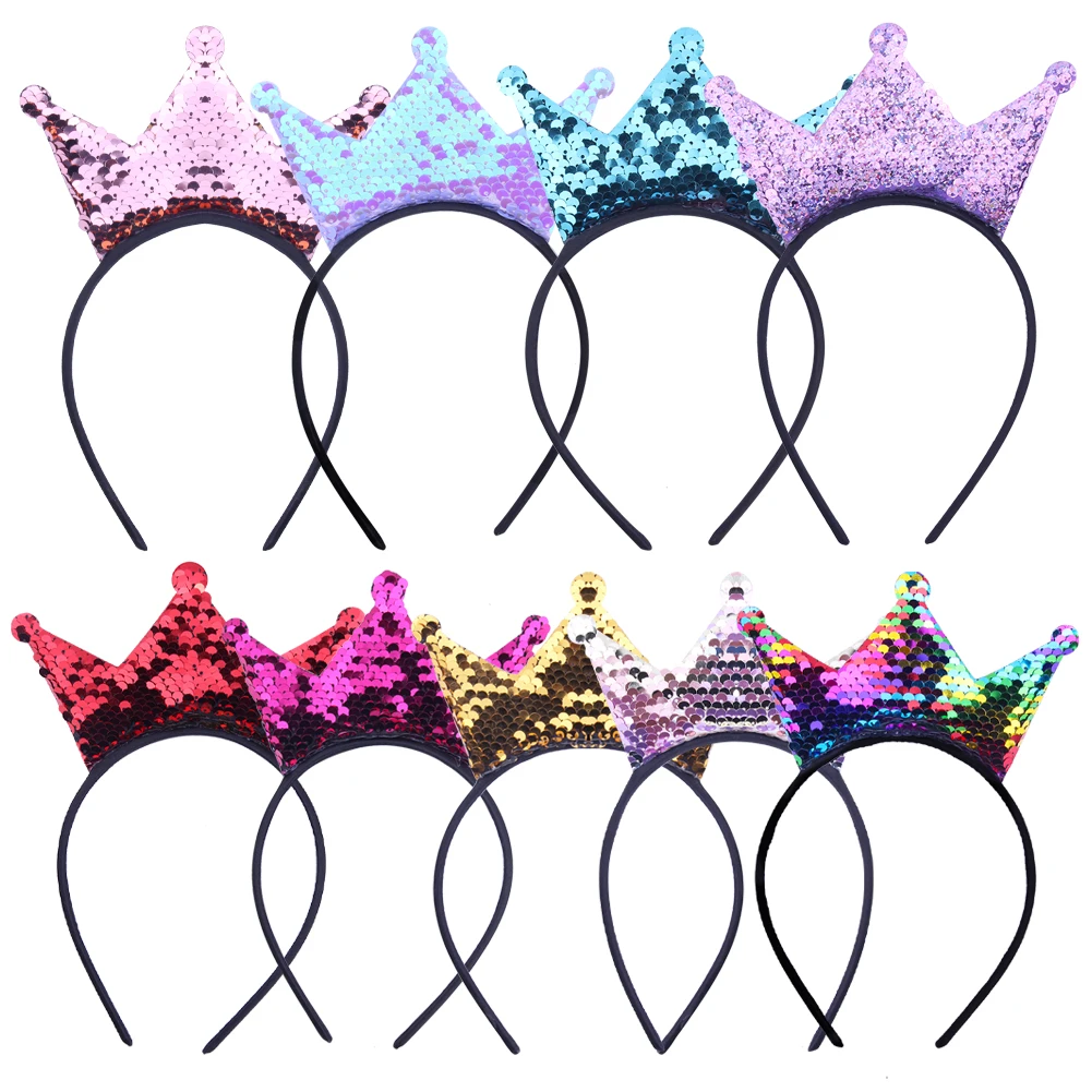 
Wholesale Sequin Princess Hair band Little Girl Hairband With Sequin Hot selling New Design In Yiwu 
