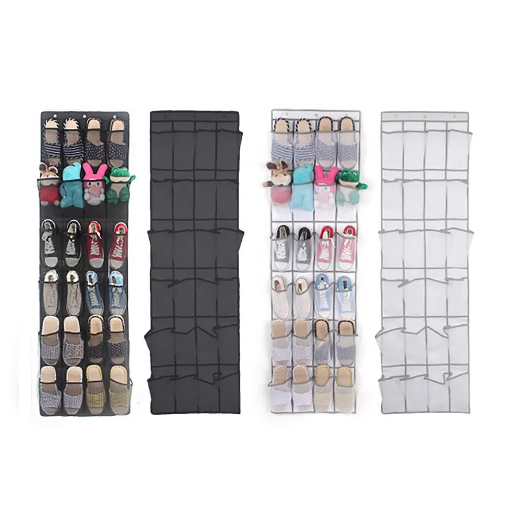 

24 Grid Pocket Shoes Non-woven Door Hanging Shoe Storage Bag Rack Wall Hanging Bag Storage Cabinet Wall Rack Bag For Shoes