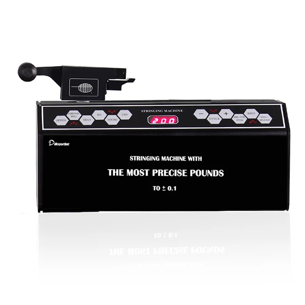 

Intelligent computer electronic stringing machine head for badminton tennis