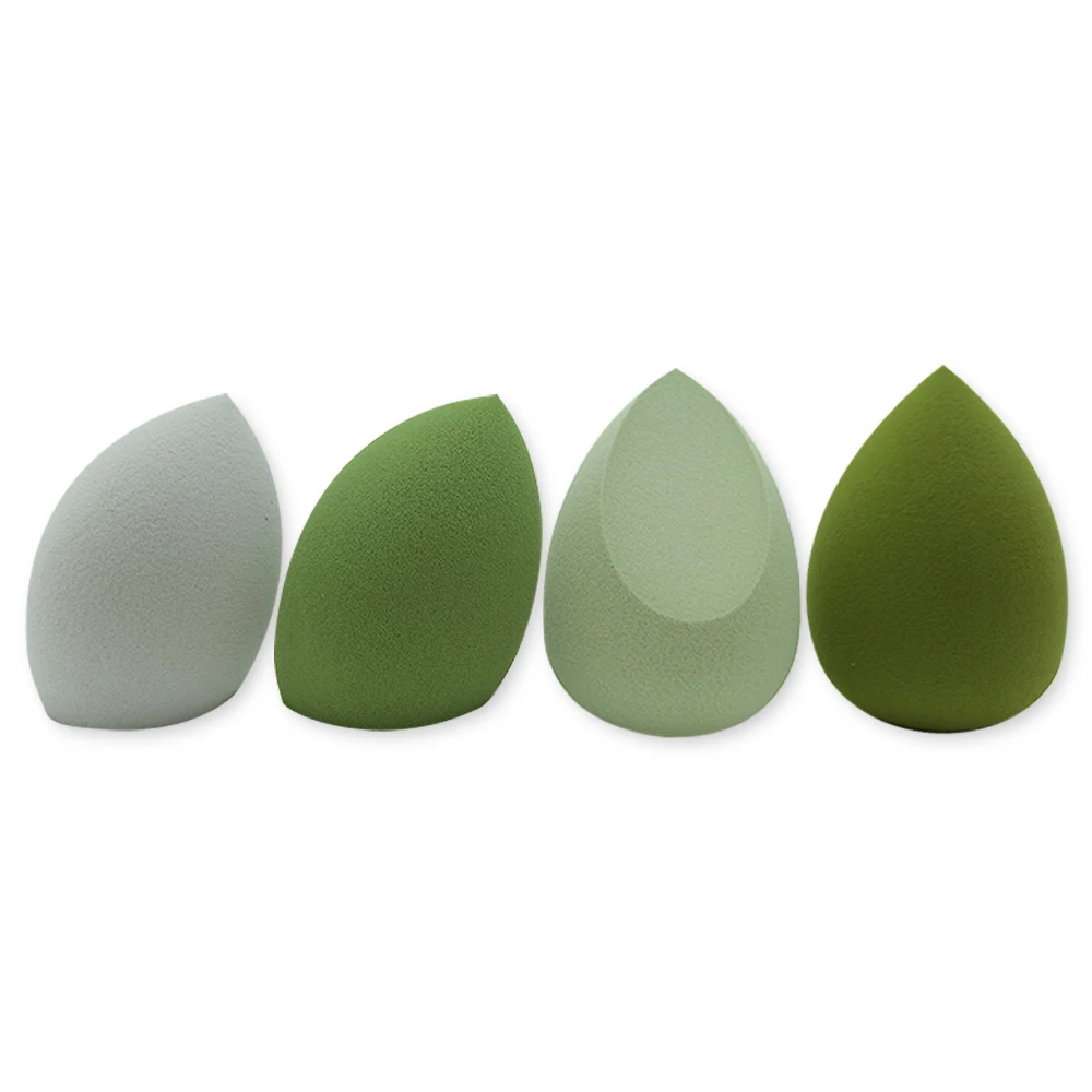 

4-piece popular makeup sponge close skin oem multi-colored makeup sponges set cosmetic tools