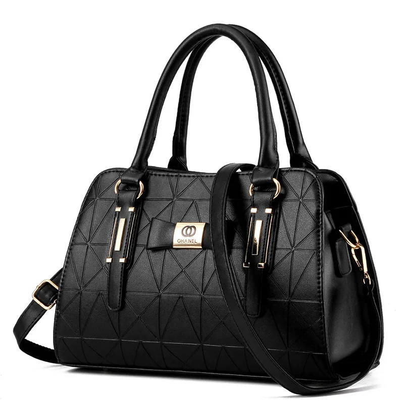 

Factory wholesale europe simple design pu leather handbag