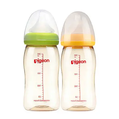 

Pigeon Wide caliber PPSU plastic anti-colic bottle for newborn babies