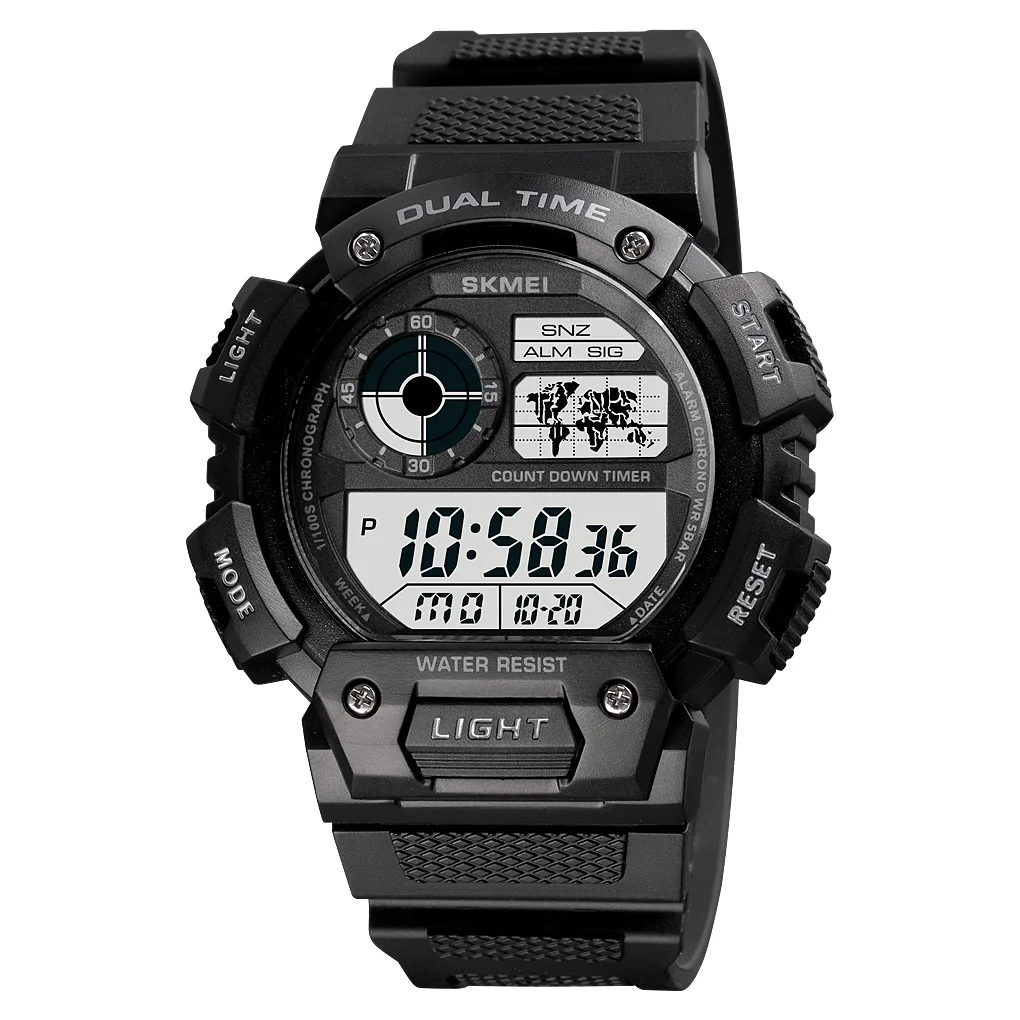

SKMEI 1723 new fashion light sport army camouflage digital watch, 5 colors