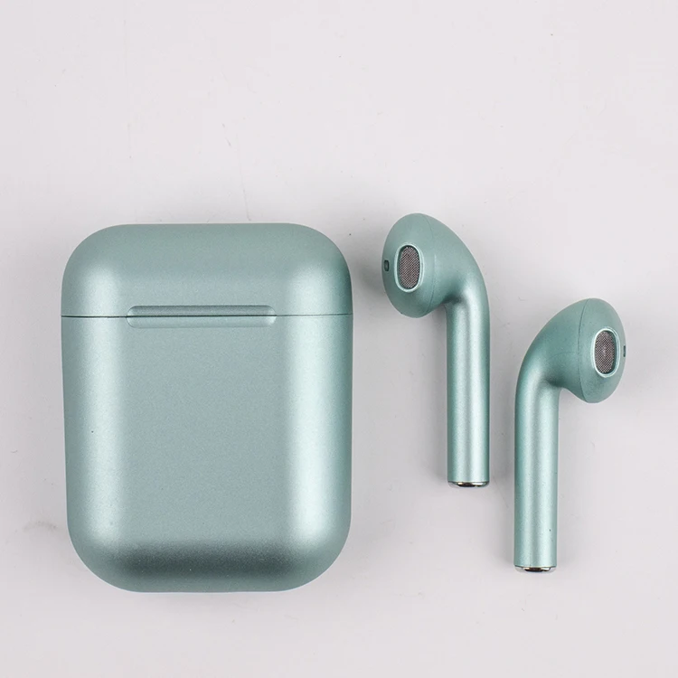

Wireless Earphone BT V5.0 With Pop-up Window Touch Control Headset Metal Color inpods12 MACARON inpods 12 TWS plating i12, Dark grey,purple,green,gold,red,rose gold,light green