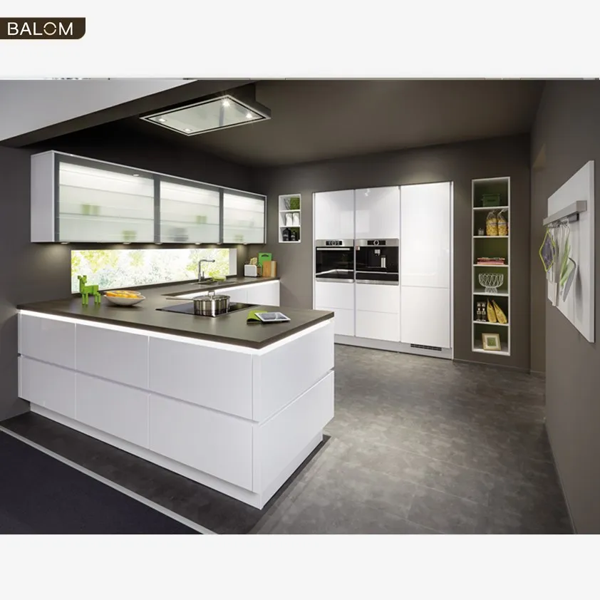 balom rta melamine modular kitchen units for indian project