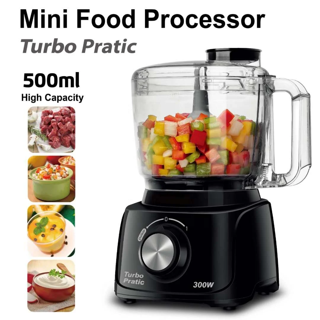 Mini Food Processor Multi Function 300w For Dicing Mincing And Puree
