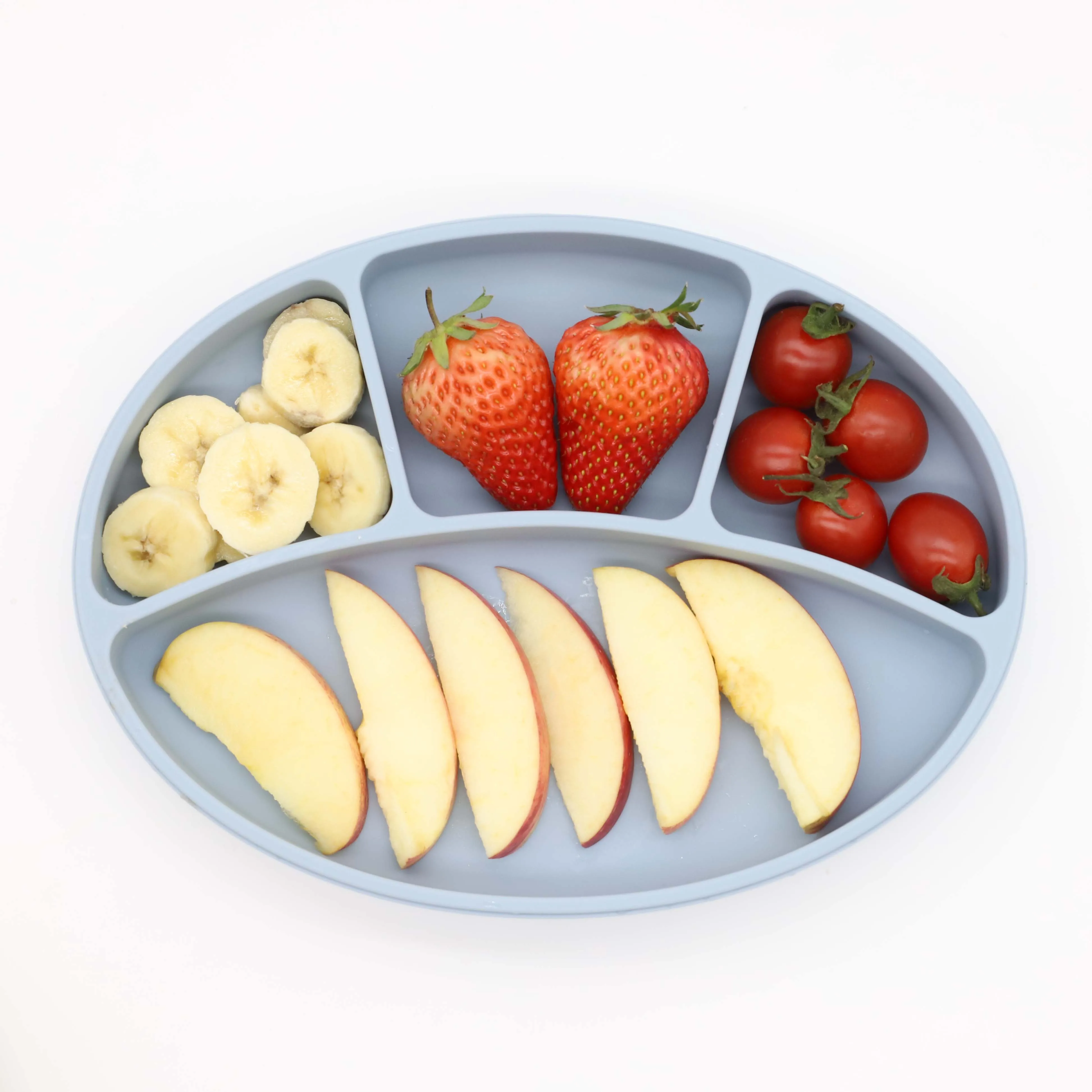 

Custom Non-slip Suction Silicone Baby Bowl Toddler Baby Silicone Plate BPA Free Silicone Baby Tableware