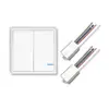 Waterproof IP54 1 Way 2 Channel Electric Led Light Switches Wireless Remote control Light Switch Kit on off Switch