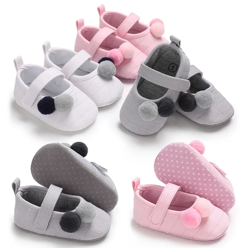 

0-1Y Bowknot Toddler Leather Soft Sole walking shoes baby girl Crib Shoes B174