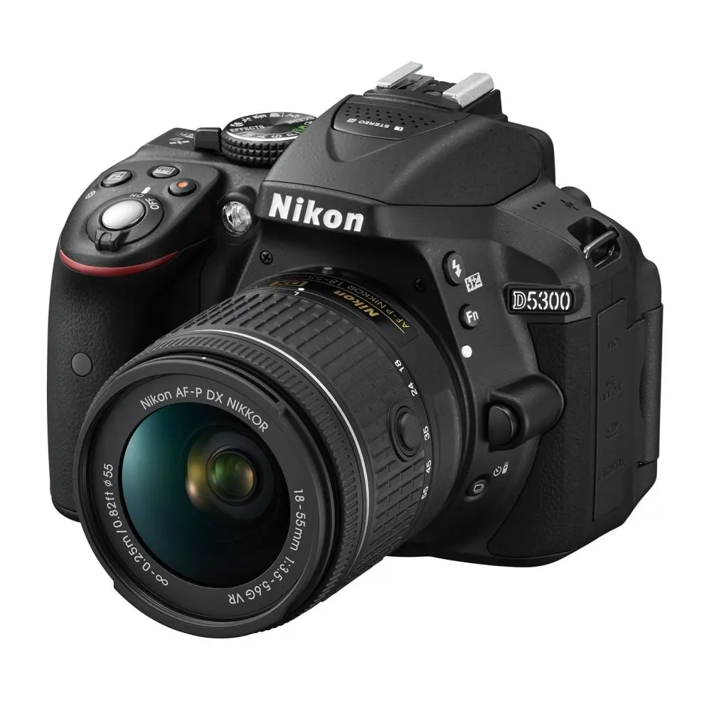 

NIKON D5300 DSLR Camera KIT AF-P 18-55MM F3.5-5.6G VR Lens, Black