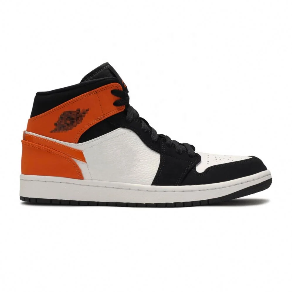 

aj 1 Orange Mid Retro Reverse Shattered Backboard Men Sneakers Fashion Casual Sports Basketball Shoes -xmdylan, White