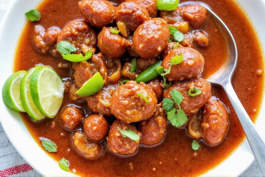 Coconut adobo curry served in a bowl