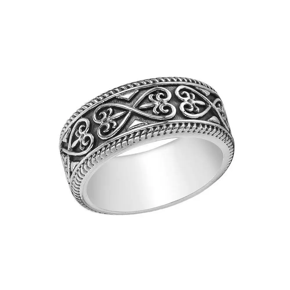 

Factory direct sales retro national style ring punk style jewelry pattern stainless steel men's ring