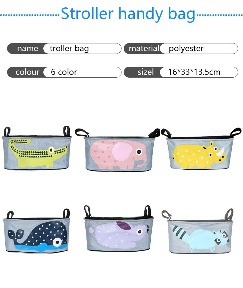 

High Quality Stroller Organizer Mummy Diaper Baby Bag with custom design